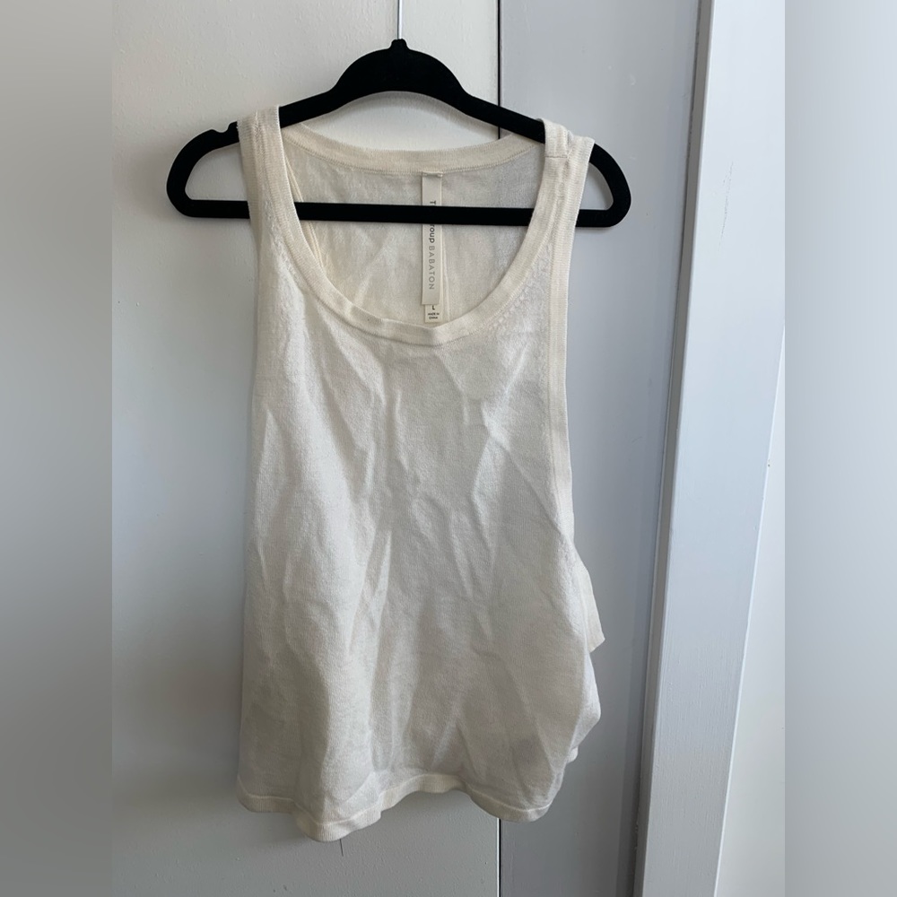 Babaton L cashmere crop top